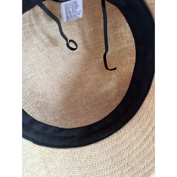 Angela & William Beige Womens Cloche Hat With Lace Band & Flower Accent - Picture 5 of 5